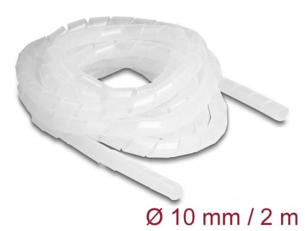 Delock - Spiralkabelhölje - 2 m - transparent