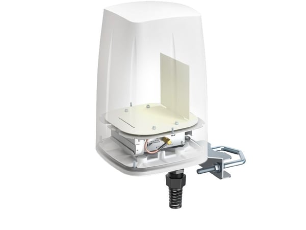QuWireless QuSpot, 4 dBi, 0.694-0.96/1.7-2.2/2.2-2.7 GHz, 2 / 4 dBi, 50 O, 360°, 35°
