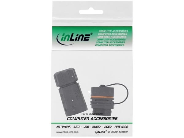 InLine 69990T, RJ-45, lajittelu, Cat6a, 36 g, 300 mm, 800 mm