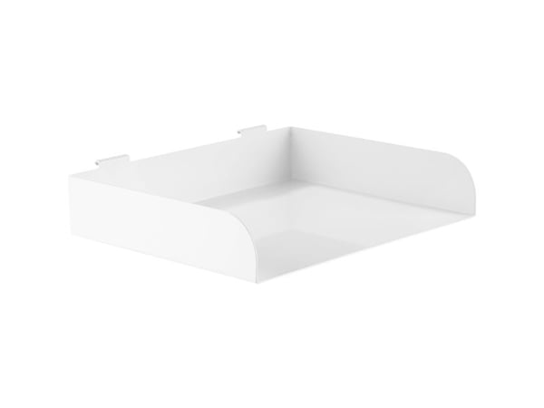 InLine 23182B, Modulaarinen hylly, Ripustuskiinnitys, Terästä, Valkoinen, Office, 3 kg