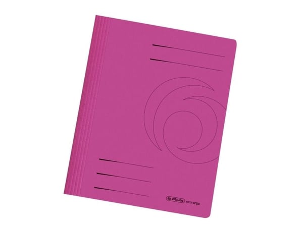 Herlitz 11037124, Manilamappe, A4, Fotoark kartong, Rosa, 1 stykker