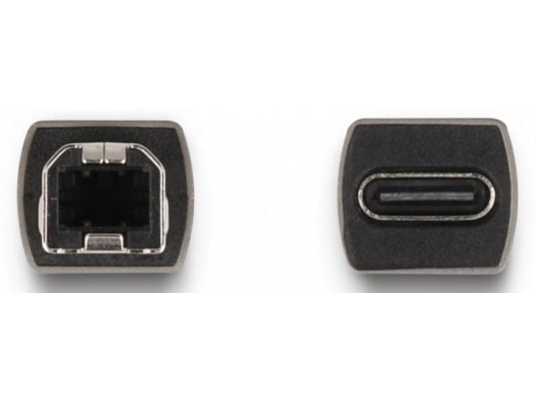 DeLOCK 65839, 1 x USB Type-C, 1 x USB 2.0 Type-B, Antrasiitti