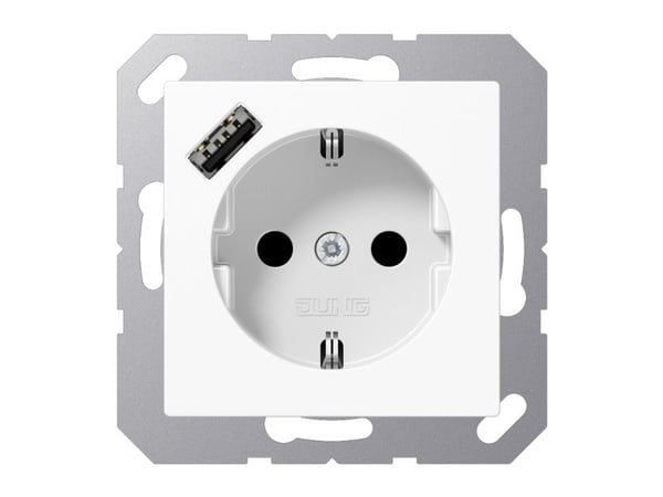 JUNG A1520-18AWW, Typ F, 5 - 35 ° C, Plast, IP20, 16 A, 50/60 hz
