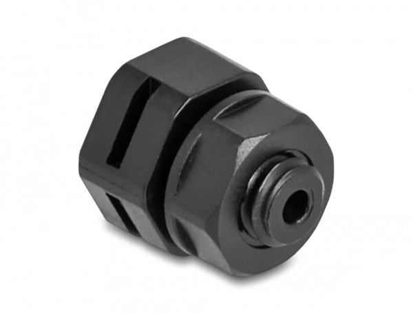 DeLOCK 60477, Musta, Polyamidi, 2 kpl, M6, 4 mm, IP67
