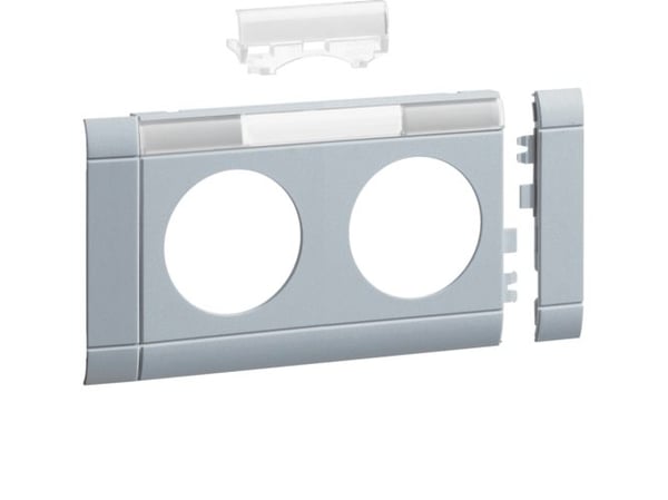 Hager GB08021LAN, alumiini, synteettinen ABS, 1 kpl