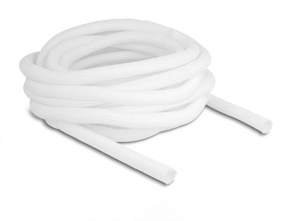 Delock - Flätad ärm - 16 mm diameter - 10 m - vit