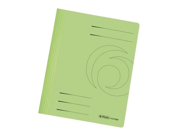 Herlitz 11037090, Manilamappe, A4, Fotoark kartong, Grønn, 1 stykker