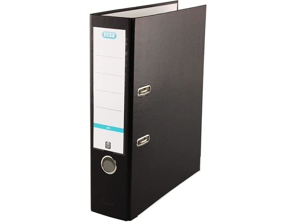 Elba Rado Top, D-ring, Oppbevaring, Papir, Plast, Sort, 8 cm, 290 mm