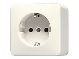 JUNG 620 A, typ F, elfenben, 250 V, 16 A, 61 mm, 61 mm