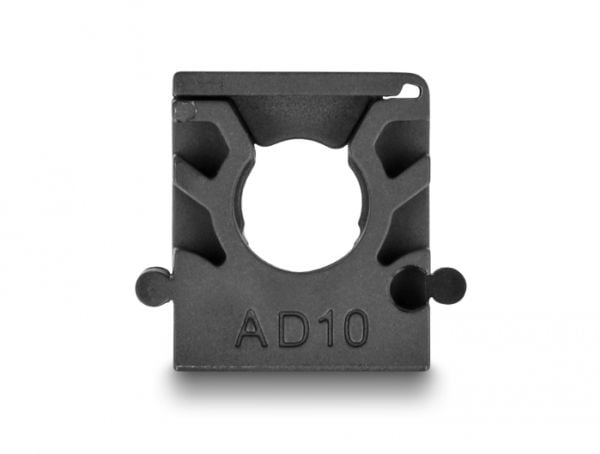 DeLOCK 60481, Kaapelinpidike, Muovi, Musta