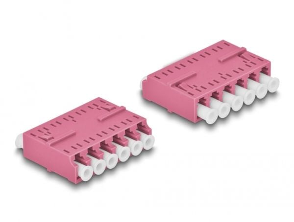 DeLOCK 87928, LC/LC, violetti, muovi, 26.6 mm, 38.4 mm, 11.6 mm, 11.6 mm