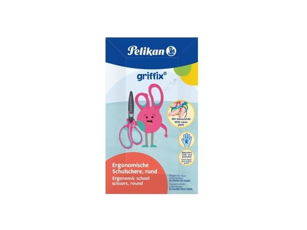 Pelikan Griffix, Barn, Rett kutt, Single/enkelt, Blå, Rosa, Metall, Universell