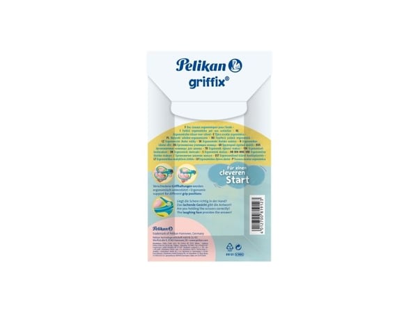 Pelikan Griffix, Barn, Rett kutt, Single/enkelt, Blå, Rosa, Metall, Universell