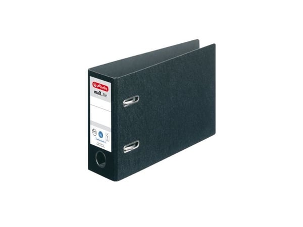 Herlitz maX.file, A5, Oppbevaring, Fibre board, Sort, Jekk, 1 stykker
