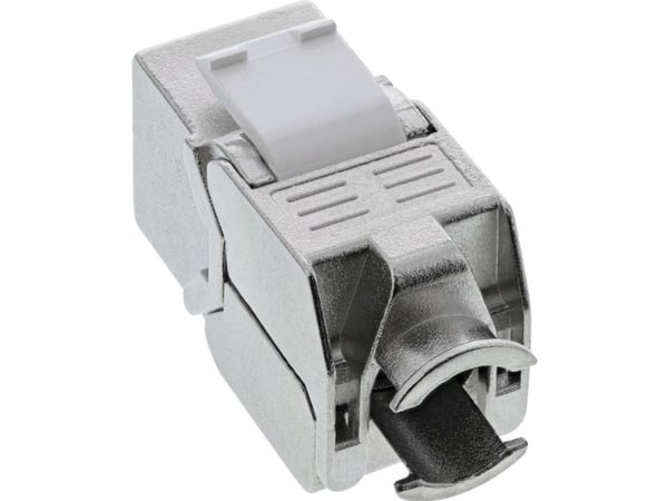 InLine 76202O, Flat, Metallisk, RJ-45, LSA, Hunkjønn, Hunkjønn