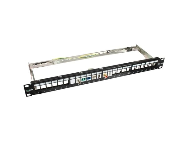 InLine 76202O, Flat, Metallisk, RJ-45, LSA, Hunkjønn, Hunkjønn