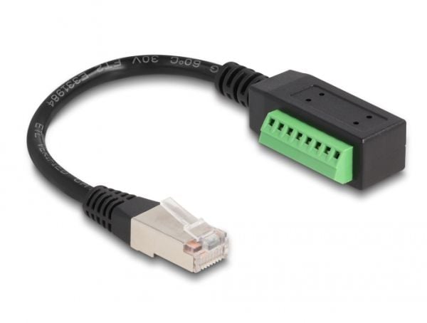 DeLOCK 66052, RJ-45, Pääte, Musta, Vihreä, Kiina, Uros, Naaras