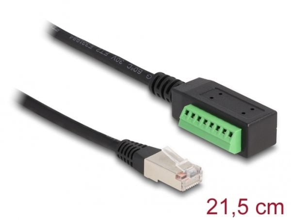 DeLOCK 66052, RJ-45, Pääte, Musta, Vihreä, Kiina, Uros, Naaras