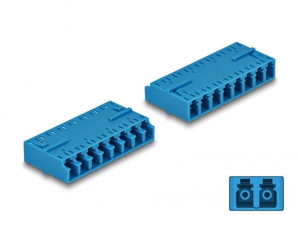 DeLOCK 87930, LC/LC, Blå, Plast, 25,9 mm, 50,9 mm, 11,4 mm
