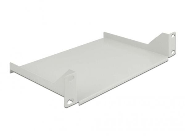 Delock - Hylla för rack - vit - 1U - 10"