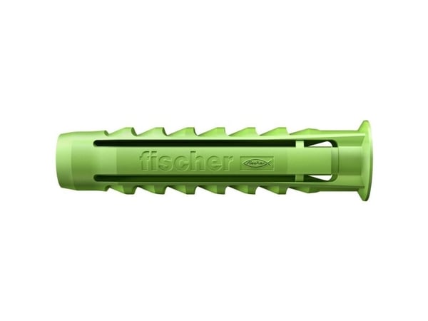 Fischer 524827, Expansionsankare, Autoklaverad lättbetong, Tegel, Betong, Gipsblock, Nylon, Grön, 1,2 cm, 60 mm