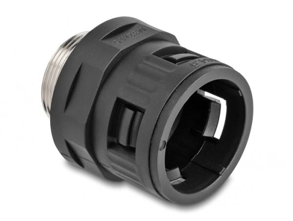DeLOCK 60456, Liitinliitos, Musta, Messinki, Muovi, M32, 1,4 cm, IP68