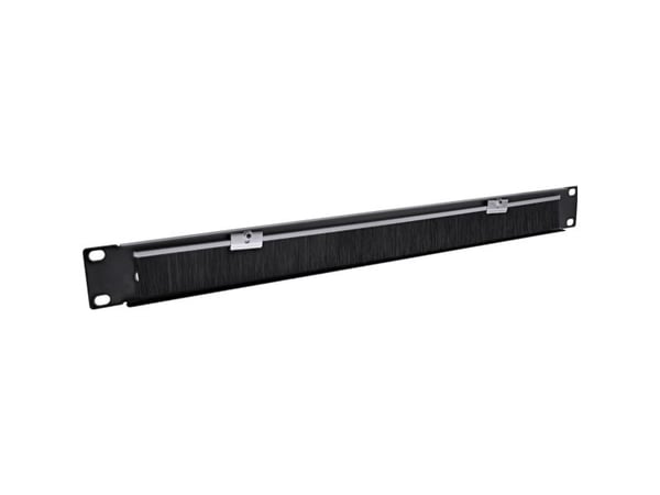 InLine 19111D, Harjapaneeli, Musta, SPCC, Terästä, 1U, 48,3 cm (19"), 1,2 mm