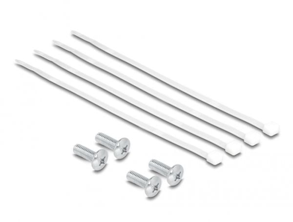Delock - Koblingspanel - CAT 6a - RJ-45 X 8 - grå - 1U - 10"