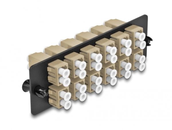 DeLOCK 66932, LC/LC, Beige, Musta, Monitila, Metalli, Muovi, 35 mm, 109 mm