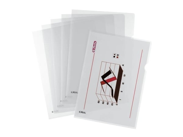Herlitz 50009077 Kansiokansio polypropyleeni (PP) läpinäkyvä A4 (50009077)