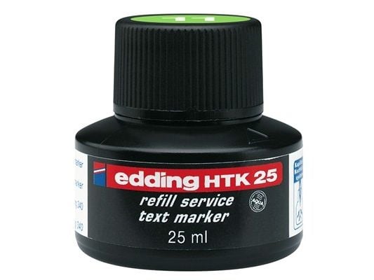 edding HTK 25 - Blekk - lysegrønn - vannbasert blekk - 25 ml