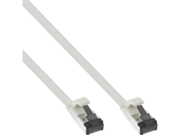 InLine 75813W, 0,3 m, Cat8.1, U/FTP (STP), RJ-45, RJ-45, Hvit