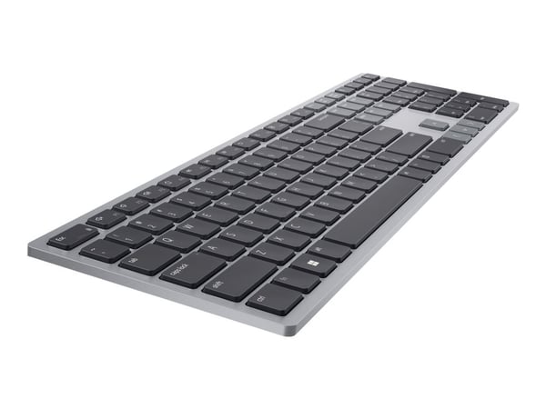 Dell Pro Plus KB700 - Tastatur - trådløs - 2.4 GHz, Bluetooth 5.0 - QWERTY - US International - titangrå - med 3 års Advanced Exchange Service