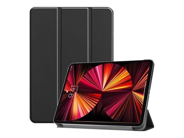 CoreParts - Vikbart fodral för surfplatta - tri-fold caster, with auto-wake function - svart - 11" - för Apple 11-inch iPad Pro (1:a generation, 2a...