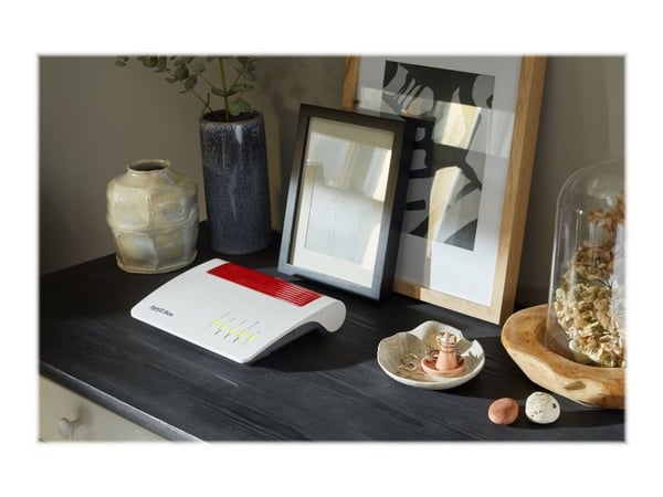 FRITZ!Box 7590 AX - Wi-Fi-system - (ruter) - maske - DSL-modem 1GbE - Wi-Fi 6 - Dobbeltbånd - VoIP-telefonadapter (DECT)