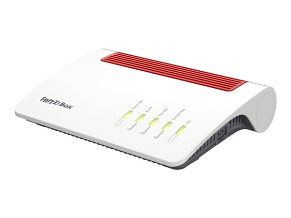FRITZ!Box 7590 AX - Wi-Fi-system - (ruter) - maske - DSL-modem 1GbE - Wi-Fi 6 - Dobbeltbånd - VoIP-telefonadapter (DECT)