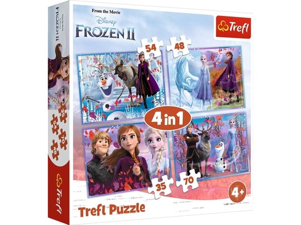 Trefl 34323, 54 styck, Andra, 4 År