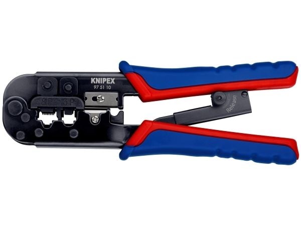 KNIPEX krympetang for Western-plugger 6/8-pins, i selvbetjent displaypakke