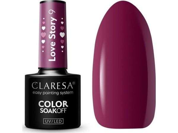 Activeshop CLARESA Hybrid Neglelakk LOVE STORY 9 - 5g