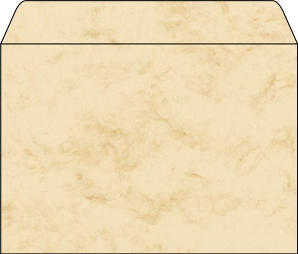 Sigel DU203, C5 (162 x 229 mm), Beige, Papir, 90 g/m², 25 stykker