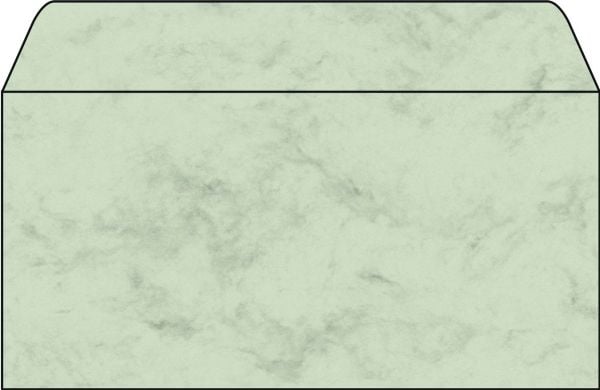 Sigel DU171, DL (110 x 220 mm), Grønn, Papir, 90 g/m², 50 stykker