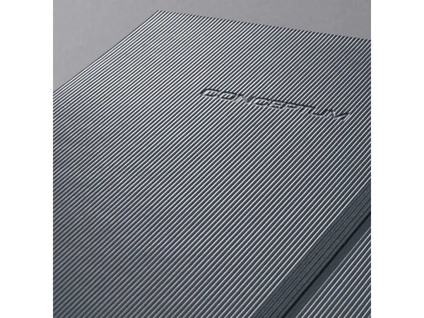 Sigel CONCEPTUM, Grå, A5, 194 ark, 80 g/m², Rute papir, Innbundet (hardcover)