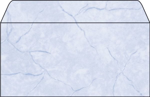 Sigel DU186, DL (110 x 220 mm), Blå, Papir, 110 mm, 220 mm, 50 stykker