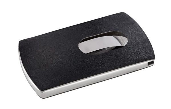 Sigel VZ121, Lær, Rustfritt stål, Svart, 12 kort, 91 x 57 mm, 60 mm, 13 mm