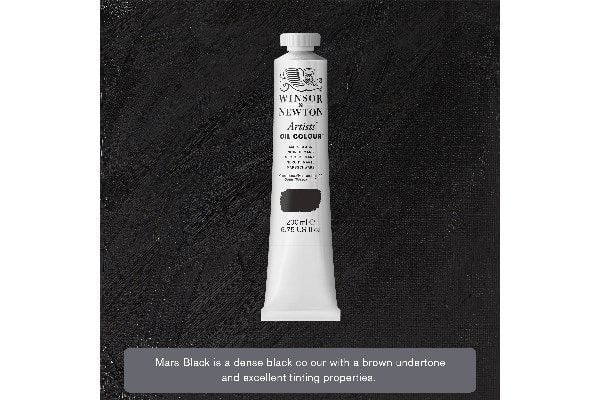 Artists oljefärg 200 ml mars black 386