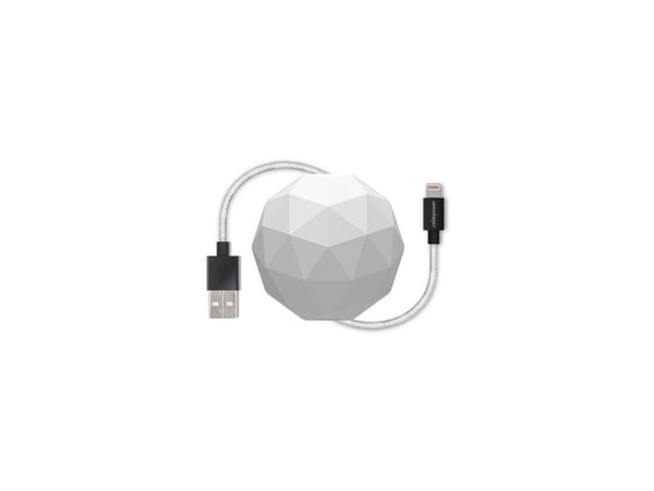 Usbepower Cosmo Cable USB-A til Lightning 1 m - hvit