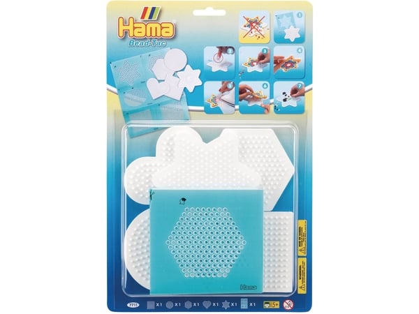Hama midi 5 stiftplader+6 tarroja i blisterpakki