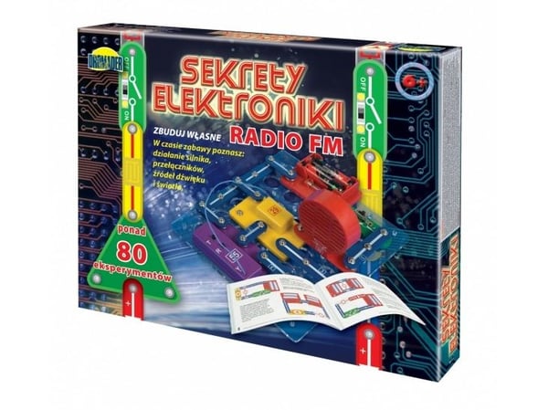 Mini elektroniske mysterier + FM-radio 80 eksperimenter 59568 DROMADER