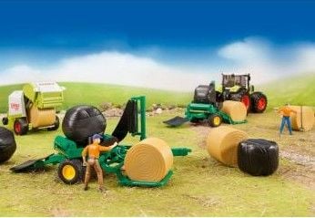 Bruder 4 round hay bales ockery for Claas Rollant 250 accessories