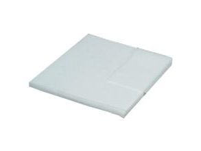 Vaskeklud engangs L200xB200xH2.5mm skum hvid,40 pk x 100 stk/krt